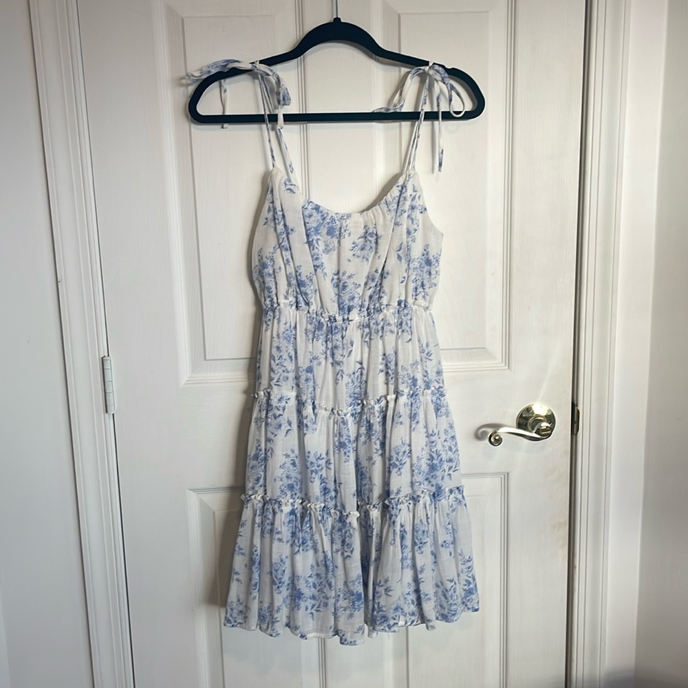 Floral Tiered Mini Dress